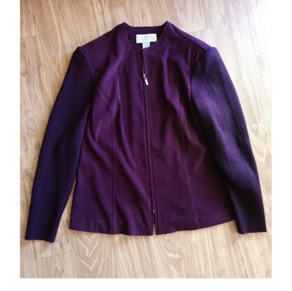 Norton Mcnaughton Burgundy Jacket - Picture 1 of 4